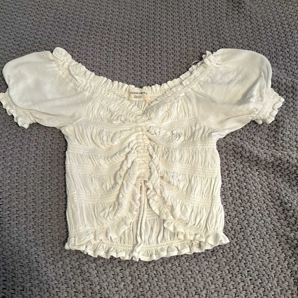 ocean drive, white, size xs